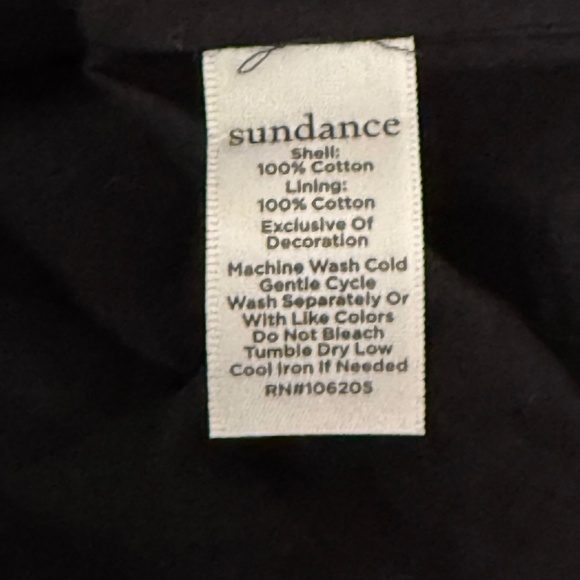 Sundance | Black Lace Trim Midi Dress | pockets - Picture 9 of 10